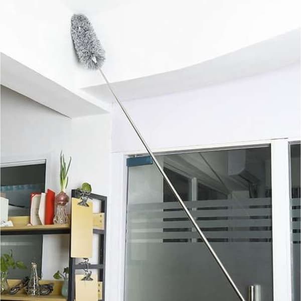 Telescopic dust brush with two attachments - Enklere rengjøring under sofaen - Mopp - Easyclean - Duster