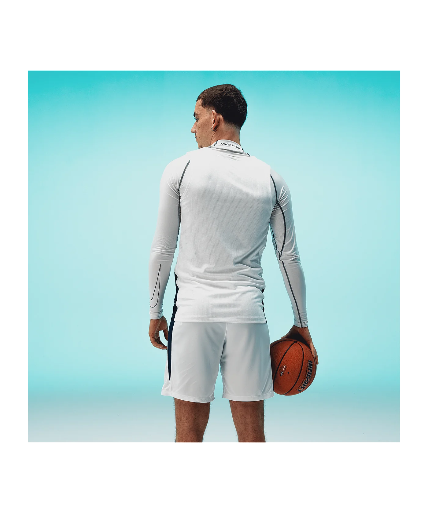 Nike Team Basketball Stock Trikot Weiss F100
