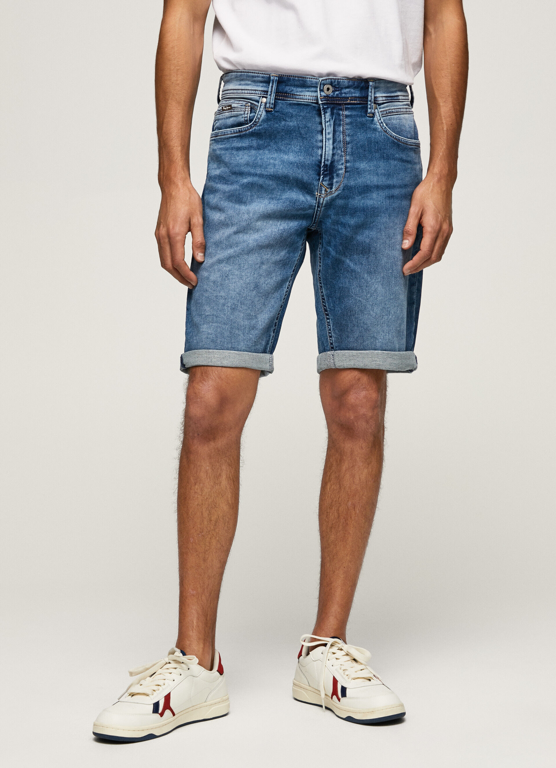 Bermuda Jack de corte regular - jeans