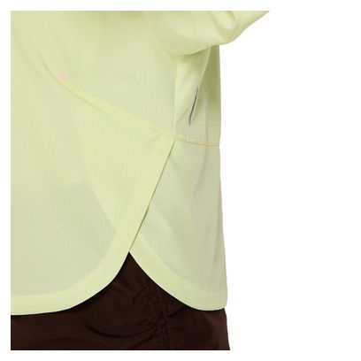 Veste coupe-vent Asics Nagino Run Jaune Femme