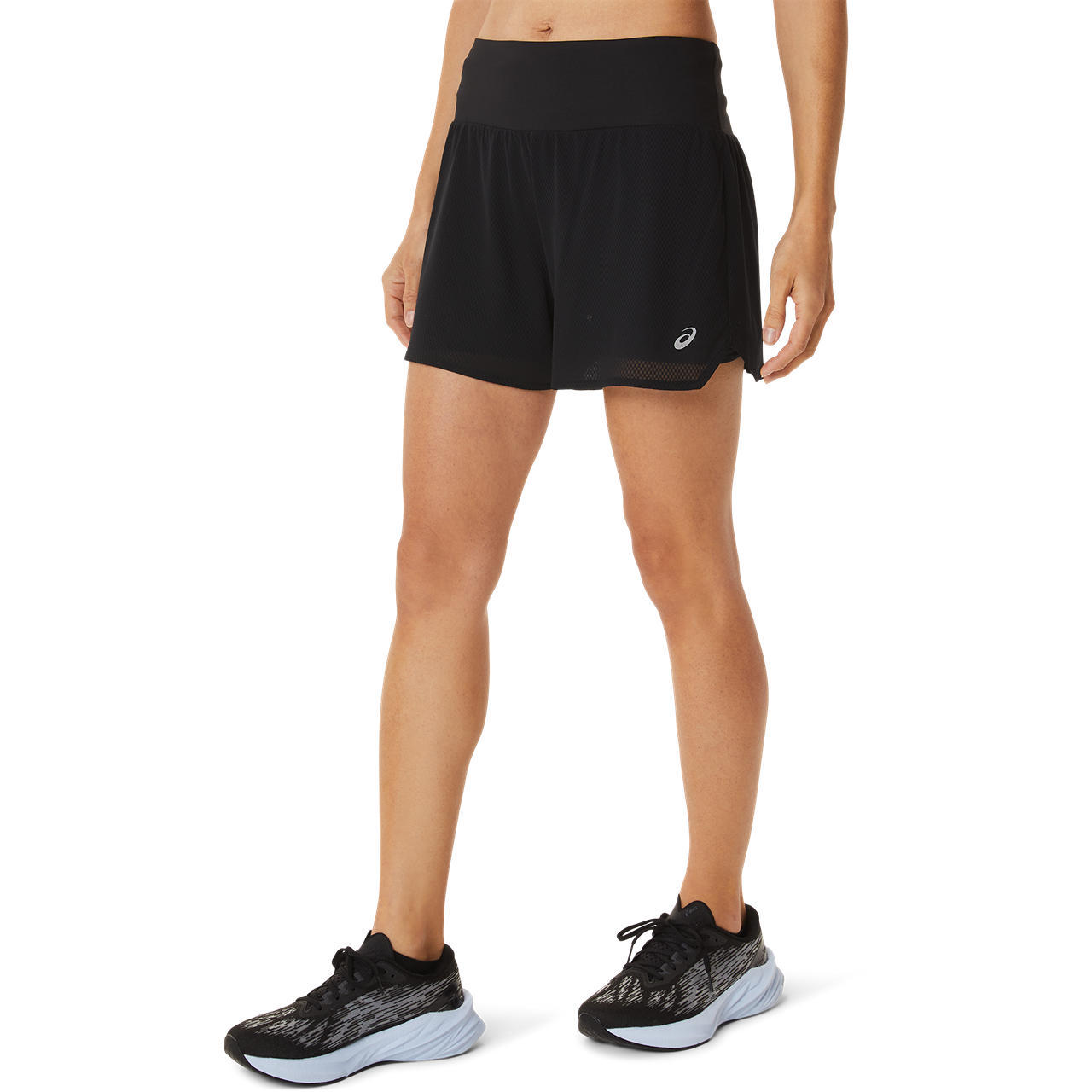 ASICS Ventilate 2-N-1 3.5IN Hardloopbroek Kort Zwart Dames