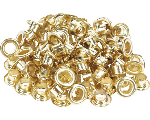 Ringetjes, binnendiameter 6 mm, verchroomd staal, 100 stuks