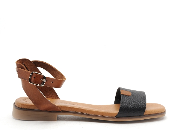 Eva frutos nu pieds plats femme 3052 noir