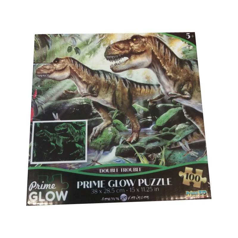 Puzzle 100 pièces - Glow in the dark - Double trouble