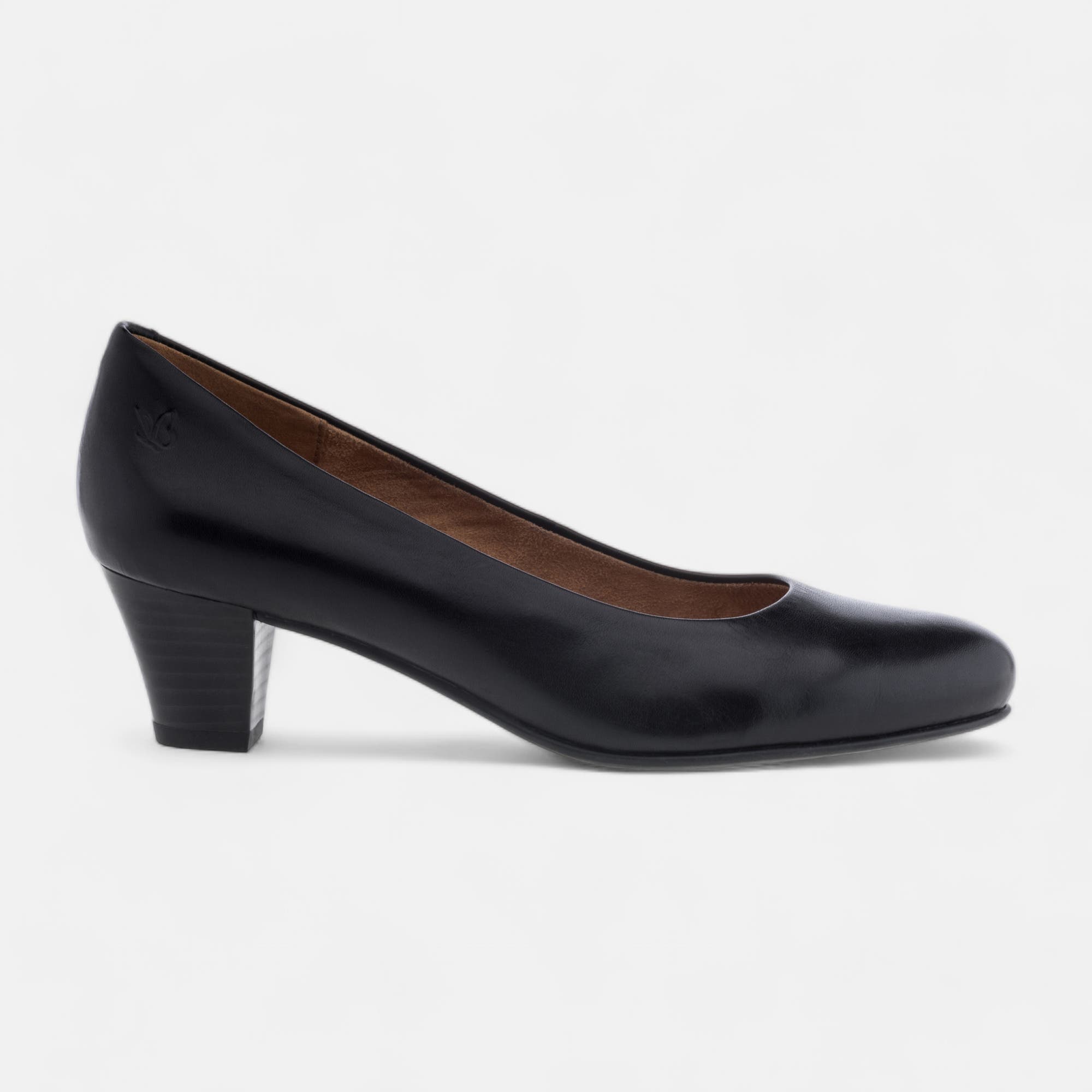 Escarpins Femme en cuir noir
