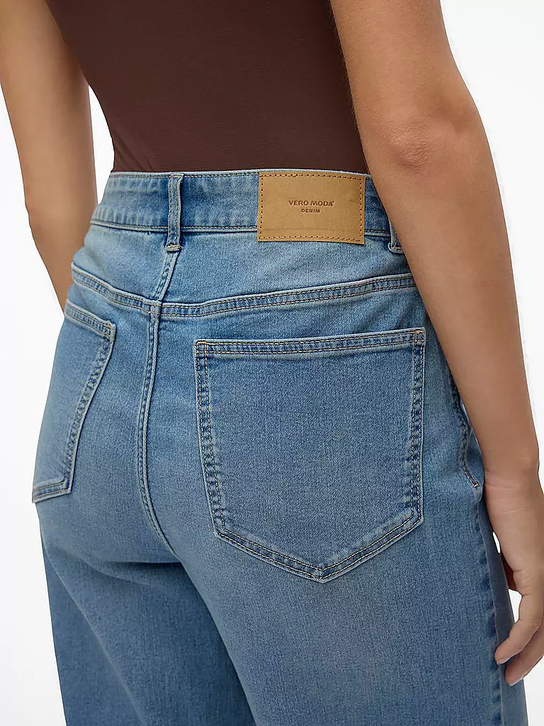 VERO MODA Jeans Wide Leg VMKATHY blau