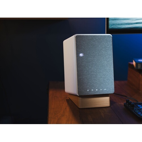 Enceinte connectée Hifi Onkyo GX-10DB Blanc vendues par paire