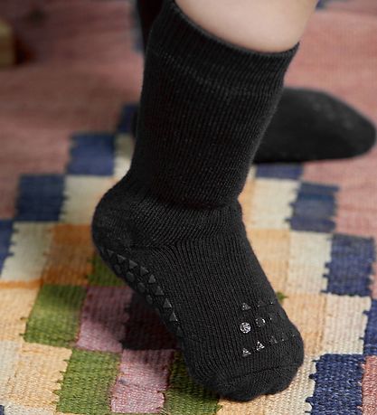 GoBabyGo rutschfeste Socken - Schwarz