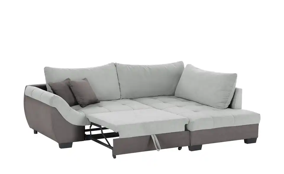 Ecksofa Krissy Grau, Anthrazit rechts