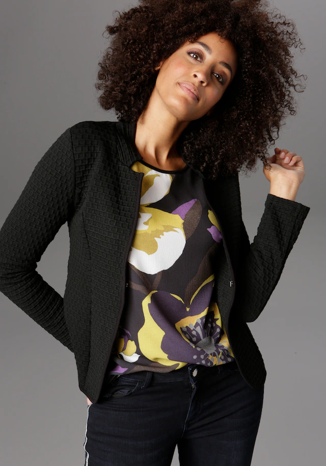 Aniston SELECTED Jackenblazer , mit Struktur