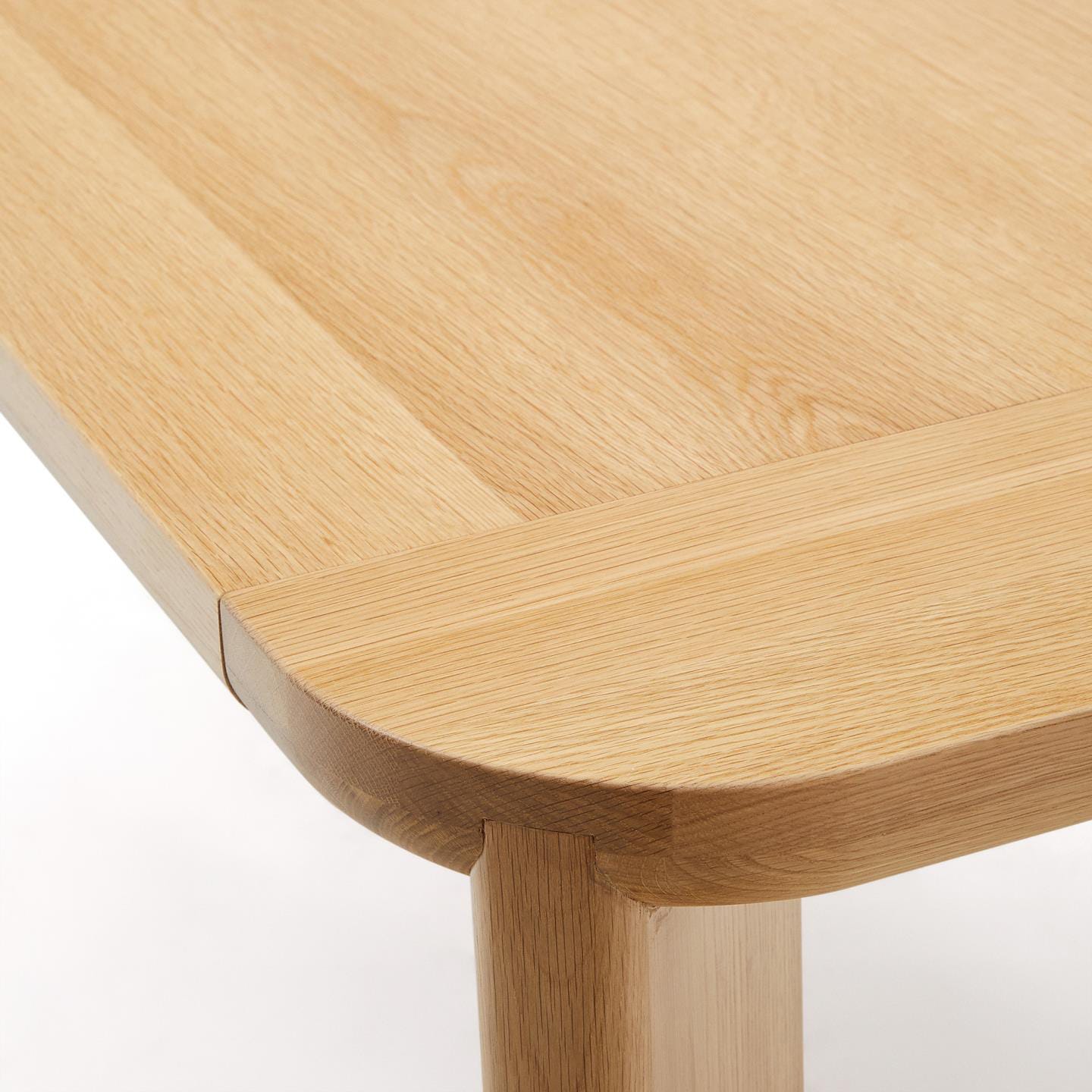 Kave Home Esstisch JONDAL 200(280) x 100 cm Naturfarben
