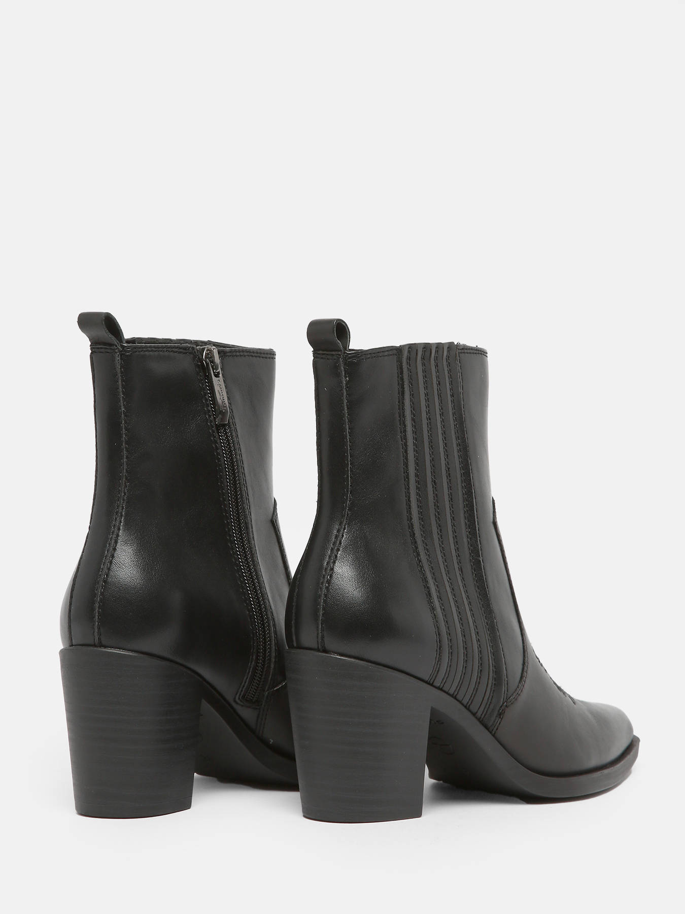 Bottines  talon en cuir TAMARIS