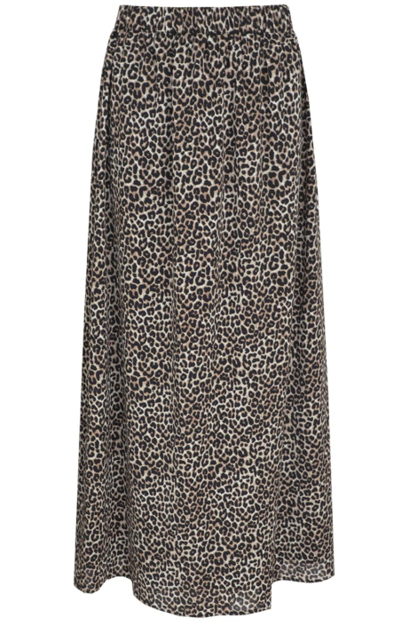 Fluresk camel dames rok