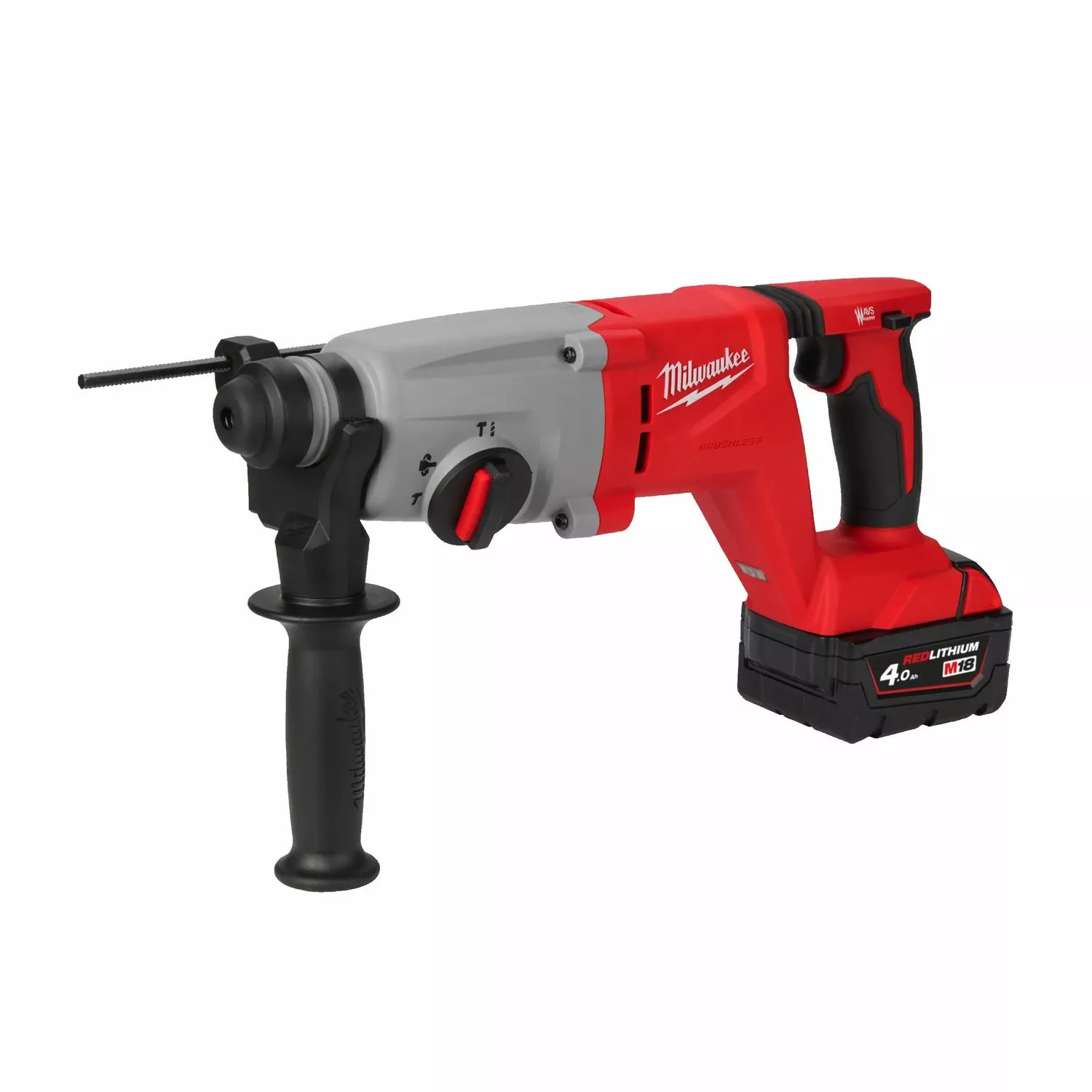 Milwaukee M18 BLHACD26-402X Koolborstelloze SDS-Plus hamer - 26mm - D-Handvat