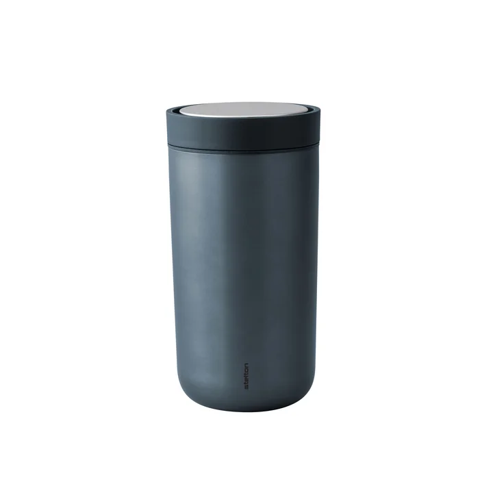 Stelton - To Go Click 0,2 l doppelwandig, blau / metallic