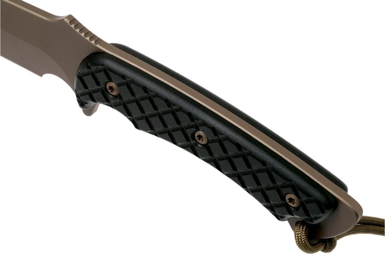 Spartan Blades Horkos SB4DEBKKYTN Flat Dark Earth/Black/Tan Sheath survivalmes