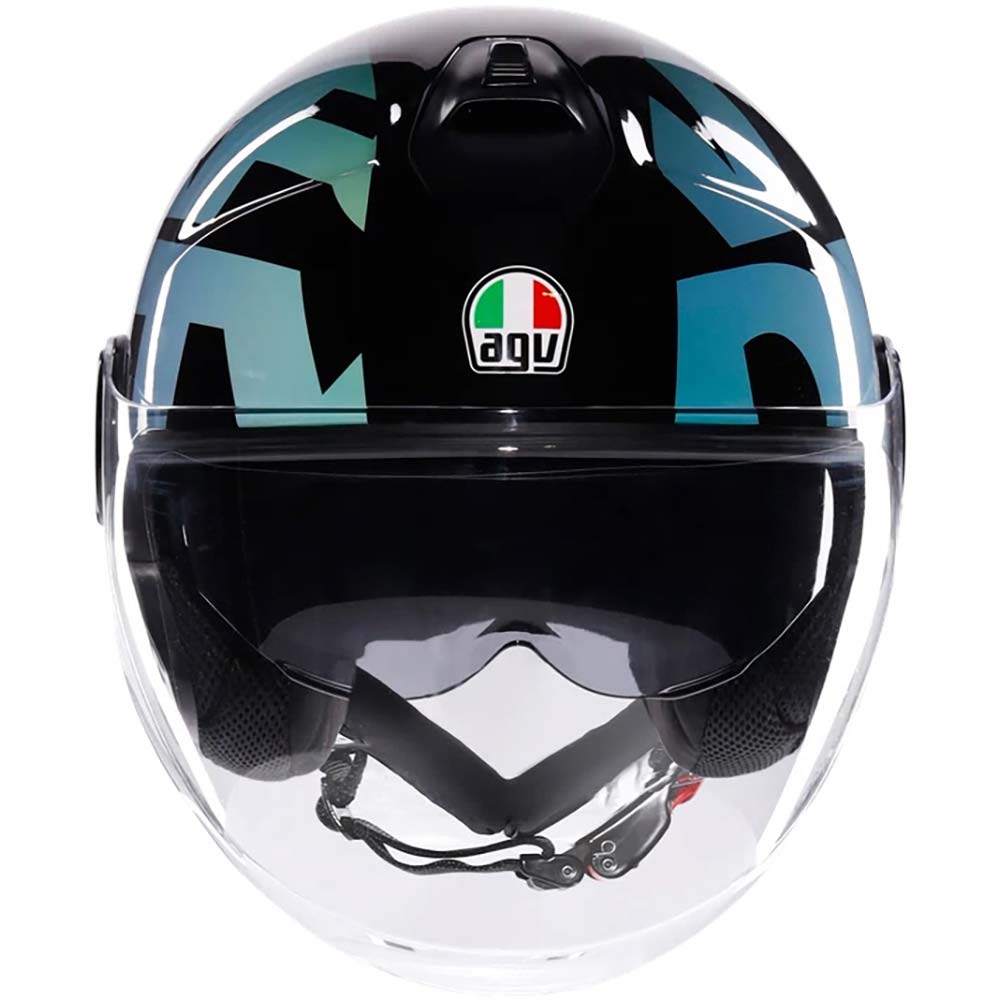 AGV - Casque Eteres Lido 46 Noir / Bleu