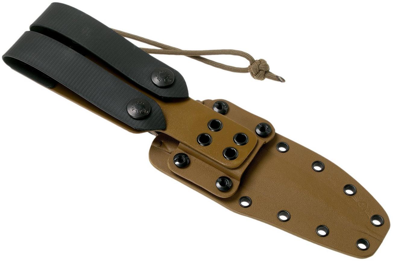Spartan Blades Ares SB1DEBKKYTN Flat Dark Earth/Black/Tan Sheath survivalmes