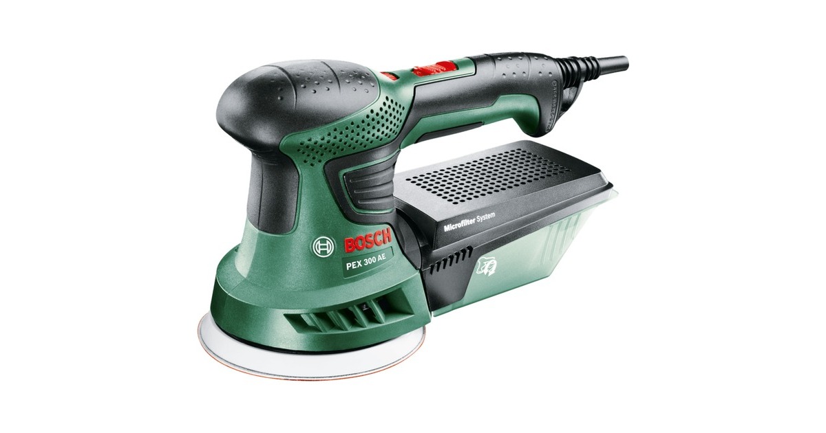 BoschPEX 300 AE excentrische schuurmachine  (Groen)