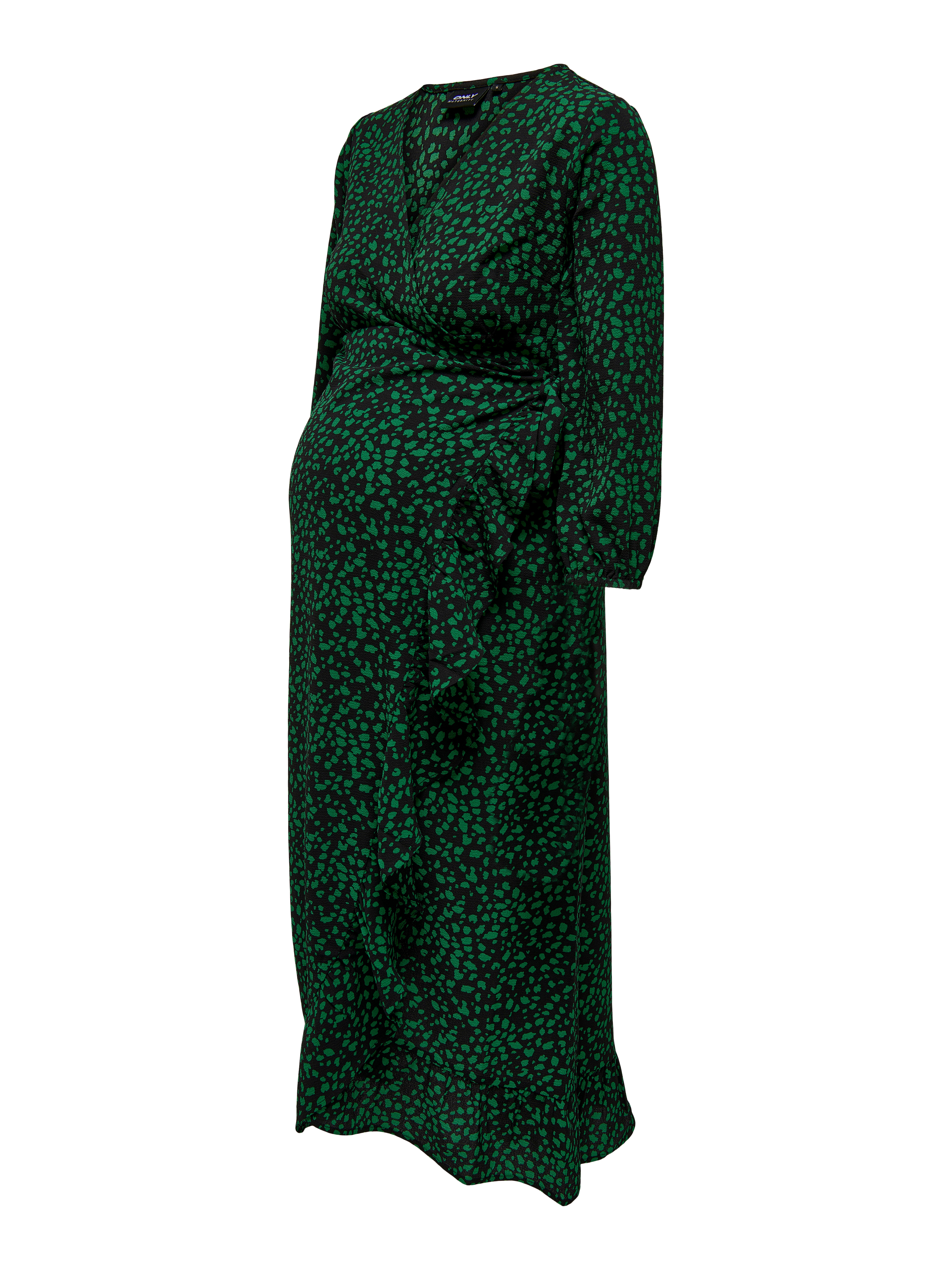 OLMLUXLEA Langes Kleid Black