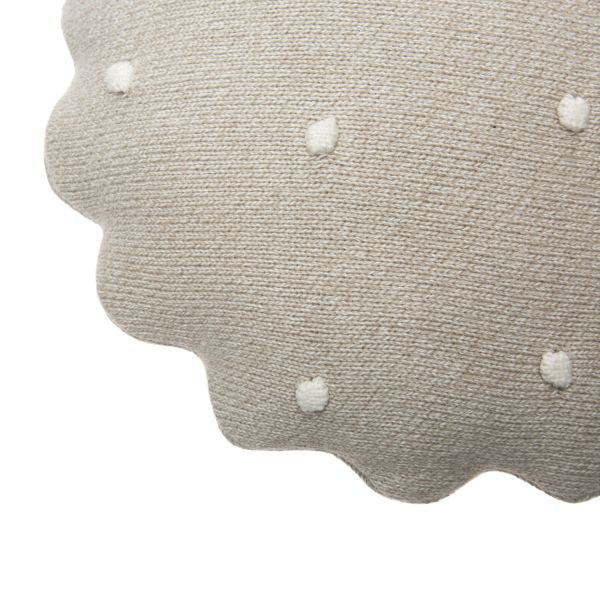 Lorena Canals Biscuit Kussen – Rond – Grijs