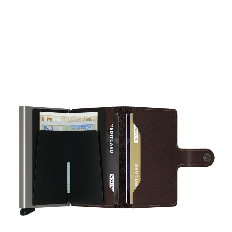 Porte-cartes Miniwallet Original anti-RFID 10.2 cm Dark brown