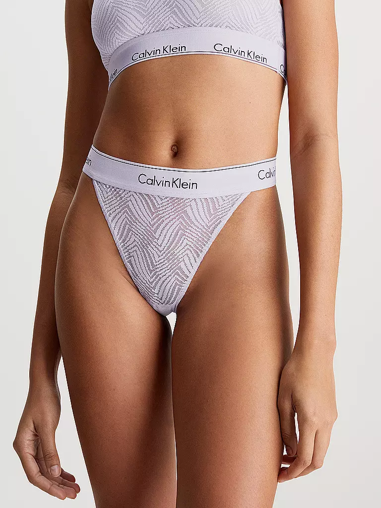 CALVIN KLEIN String purple weiss