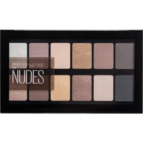 Lash Sensational Sky High Very Black & Augen-Make-Up Entferner & The Nudes Lidschatten Palette Set