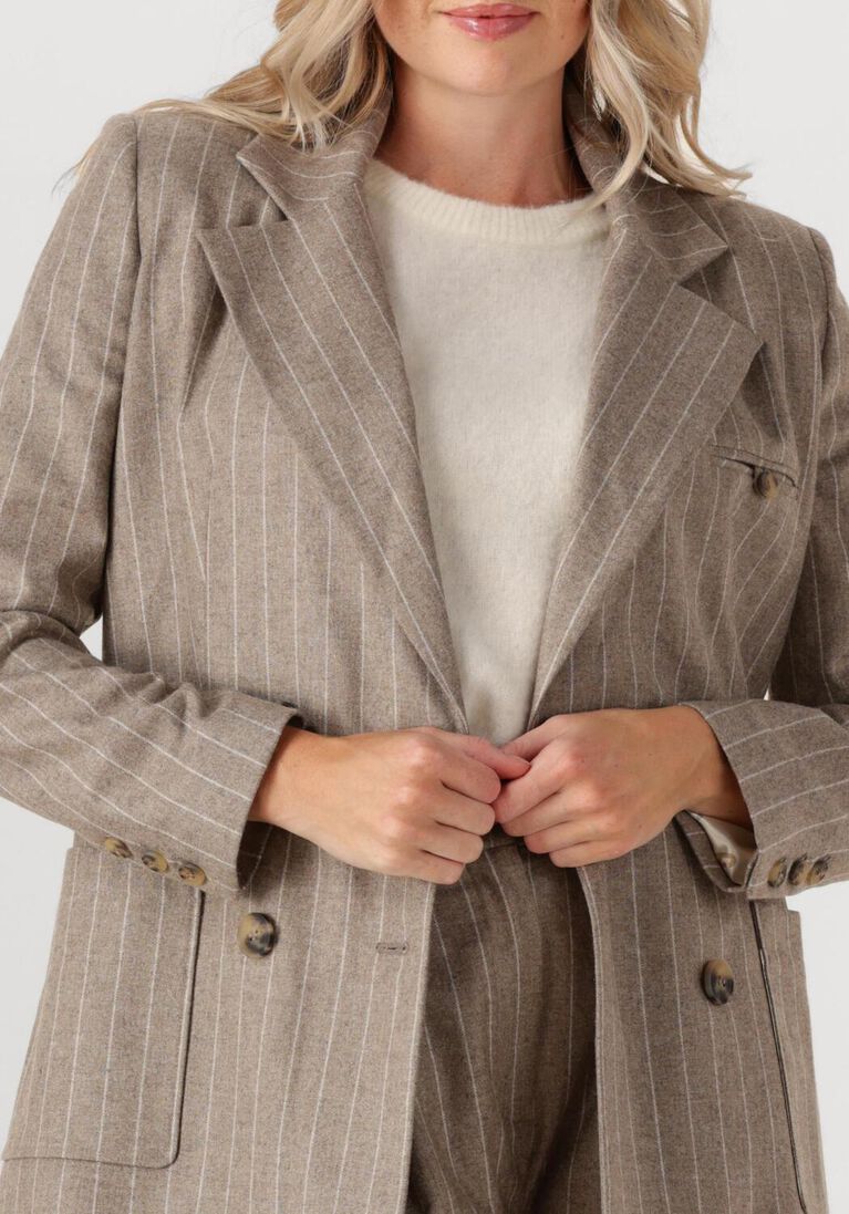 beige janice blazer martin