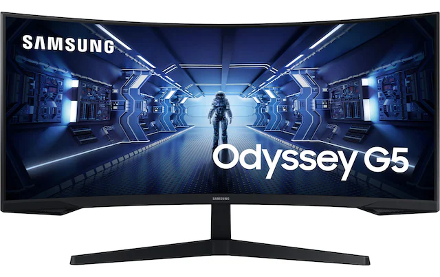Samsung Curved-Gaming-Monitor »Odyssey G5 LC34G55TWWPXEN« 86,02 cm/34 ″  3440 x 1440 px UWQHD