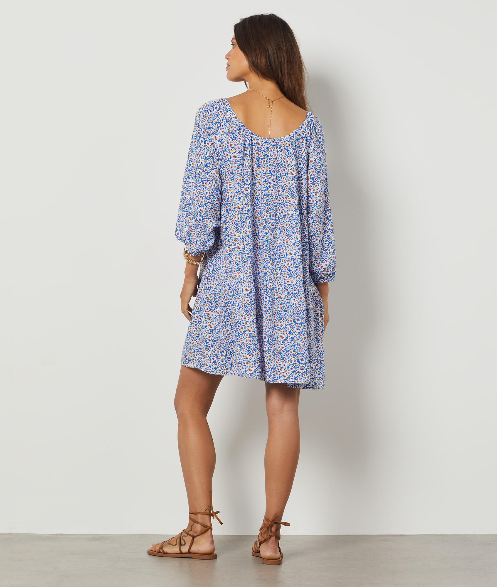 Robe fluide imprimée