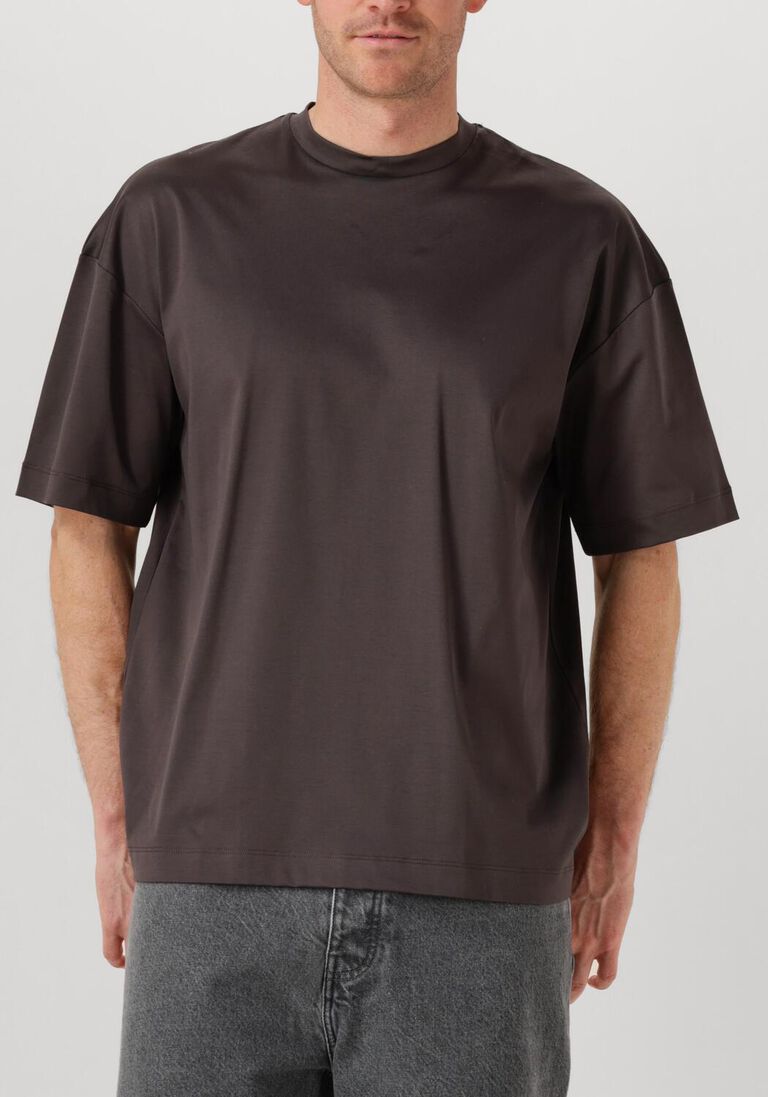 grijze valenza t-shirt 1026 interlock supima oversized t shirt