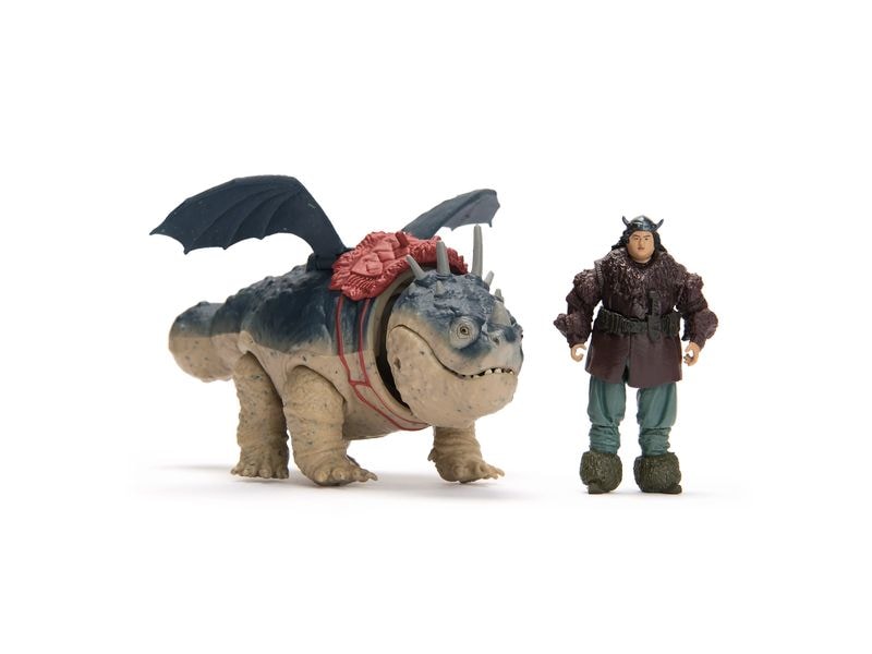 Spinmaster Spielfigurenset Dragons Fleischklops and Fischbe Spielset Viking and Dragon
