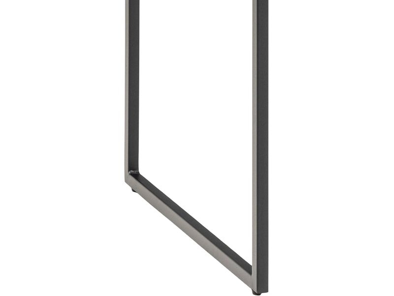 AC Design Tisch Seaford, Schwarz matt / Schwarz matt Bürotisch im modernen Industriestil