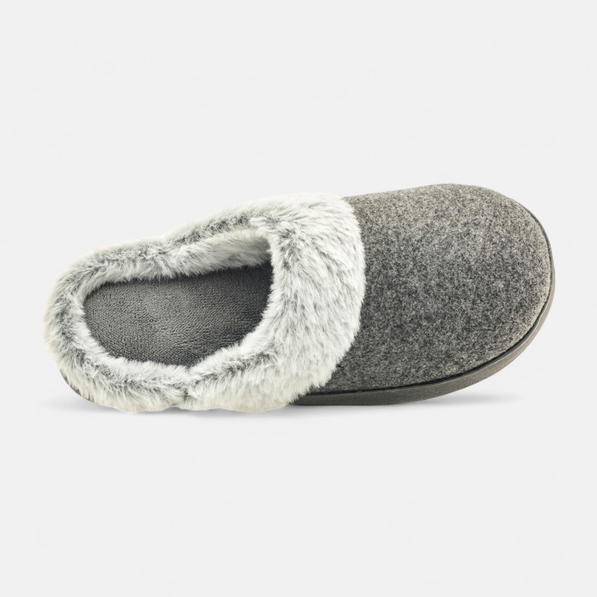Pantoufles mules Femme gris