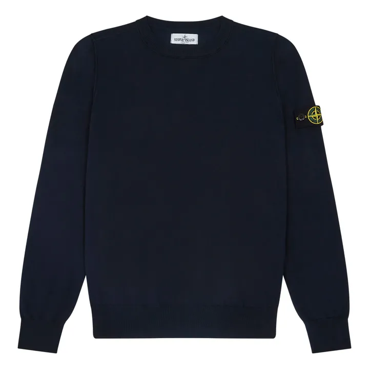 Stone Island Pull Logo | Bleu marine