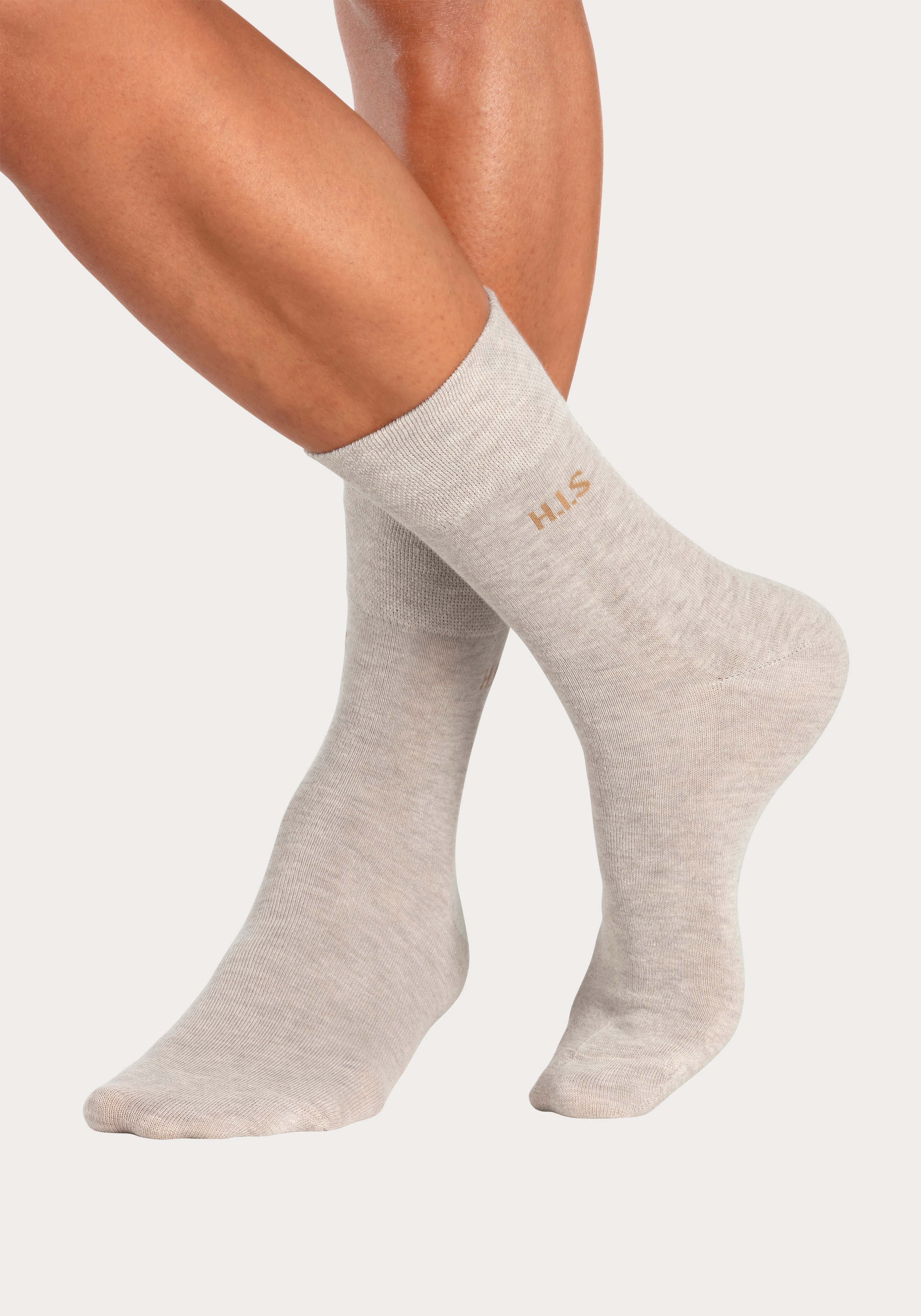 H.I.S Socken Packung, 12 Stk. tlg. ohne einschneidendes Gummi