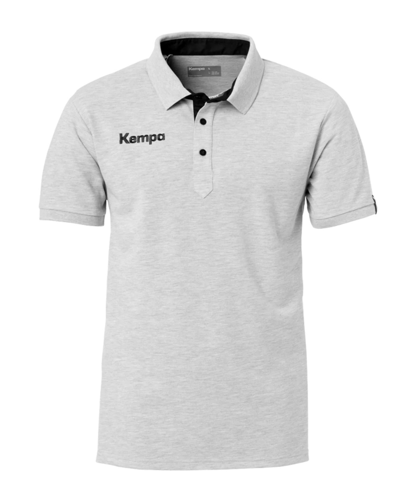 Kempa Prime Polo Shirt Kids Grau Schwarz F03