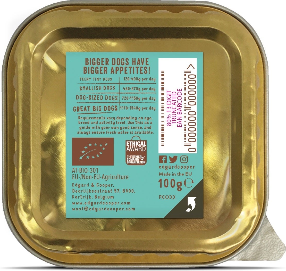 Edgard & Cooper hondenvoer Bio vis adult 100 g