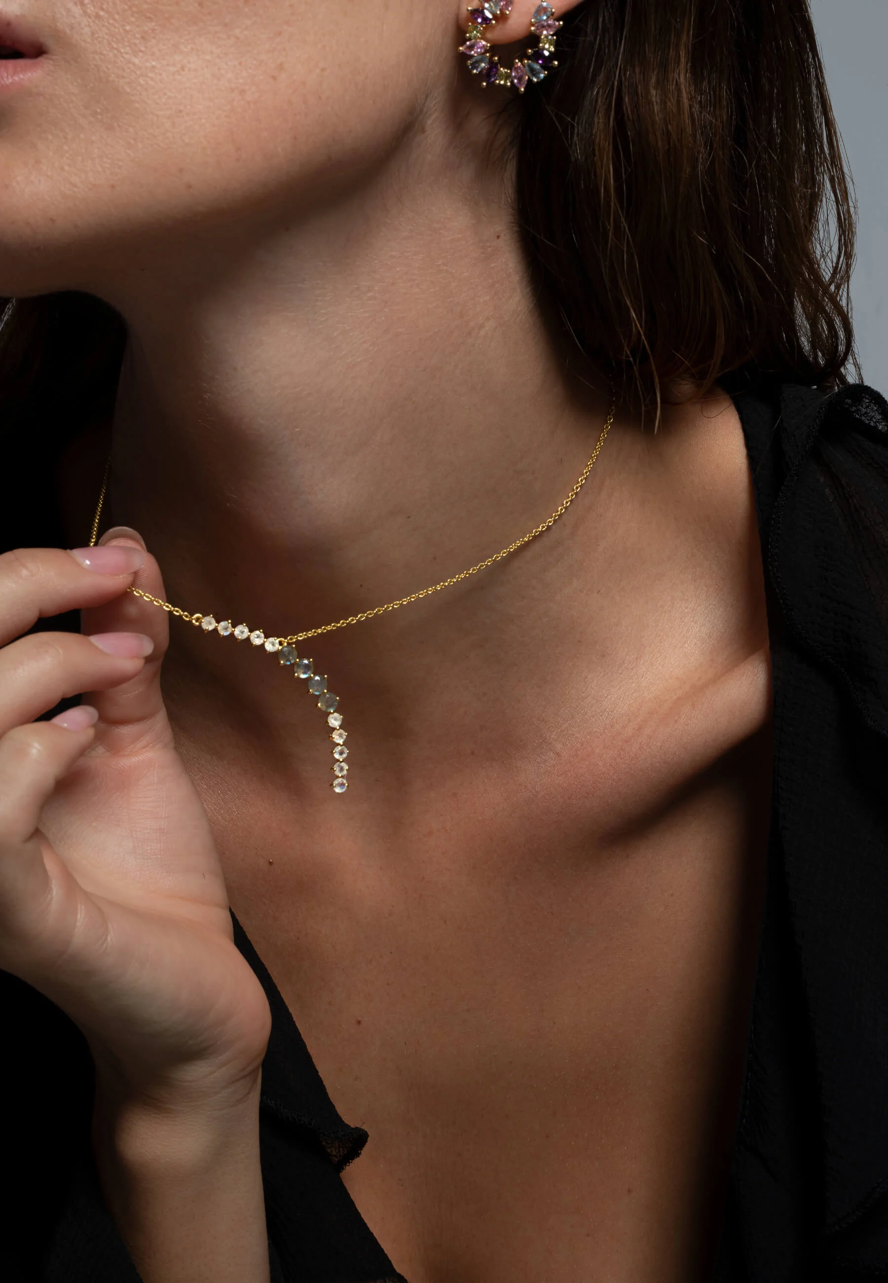 NIRELLE - Collier | Gris