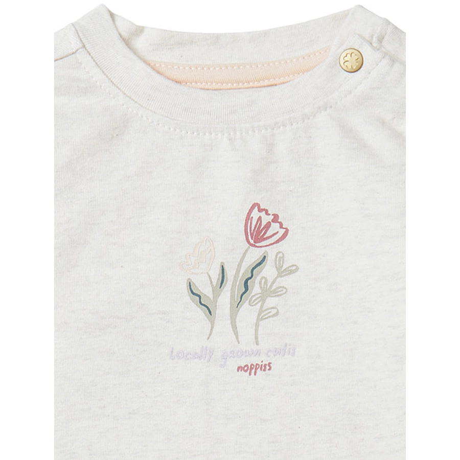 Noppies Langarmshirt Charlot Oatmeal