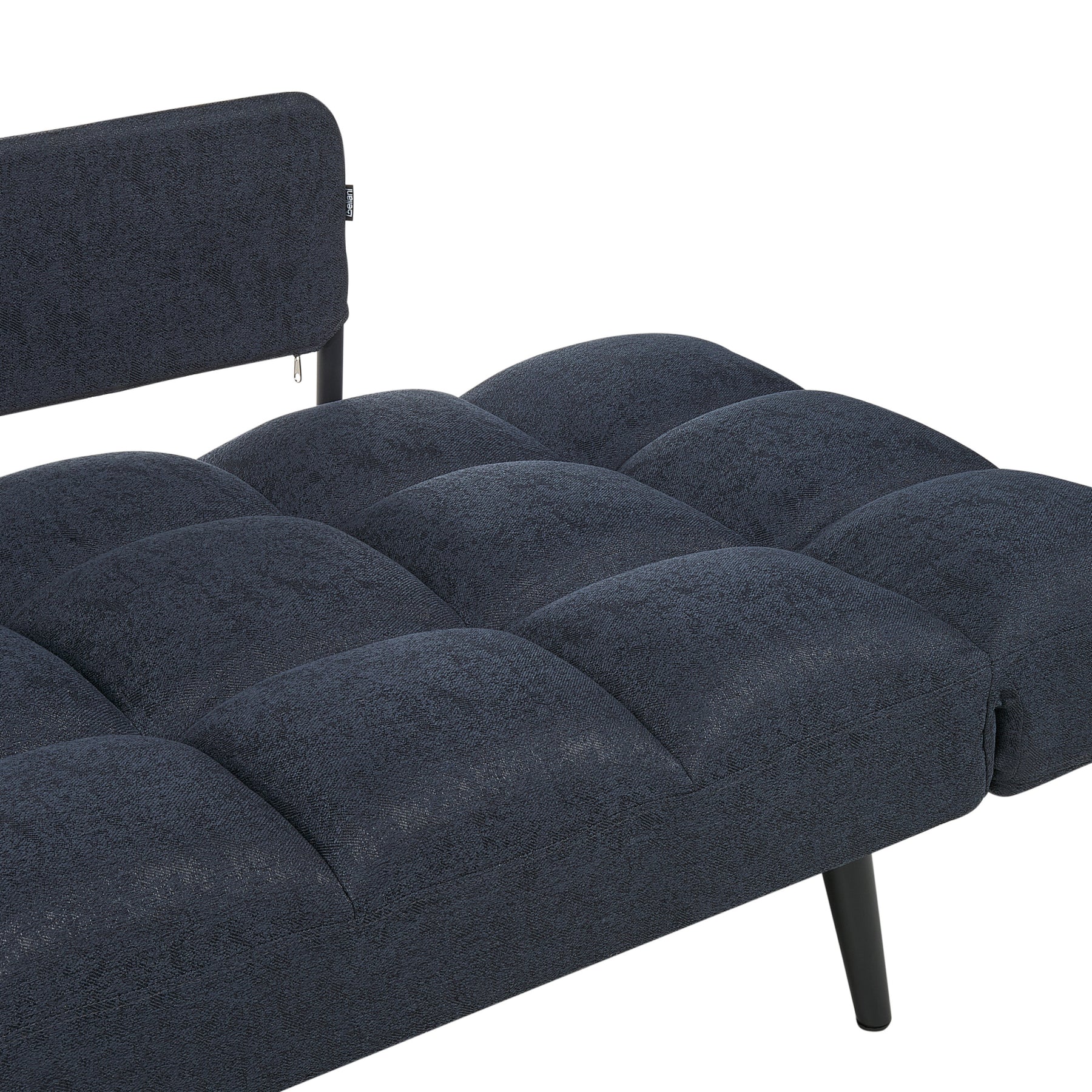 Beliani - BREKKE  - Slaapbank - Donkerblauw - Polyester