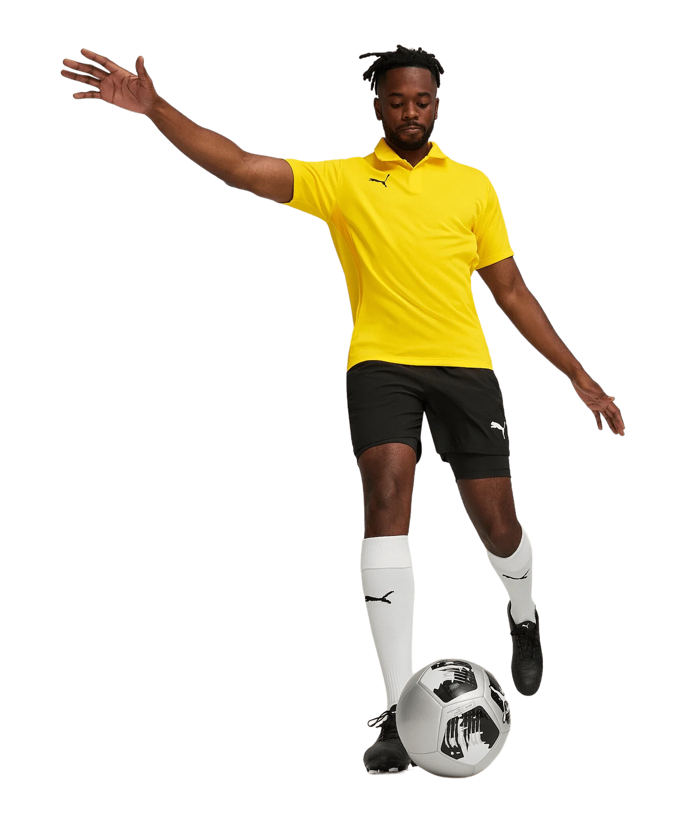 PUMA teamGOAL Polo Gelb F07