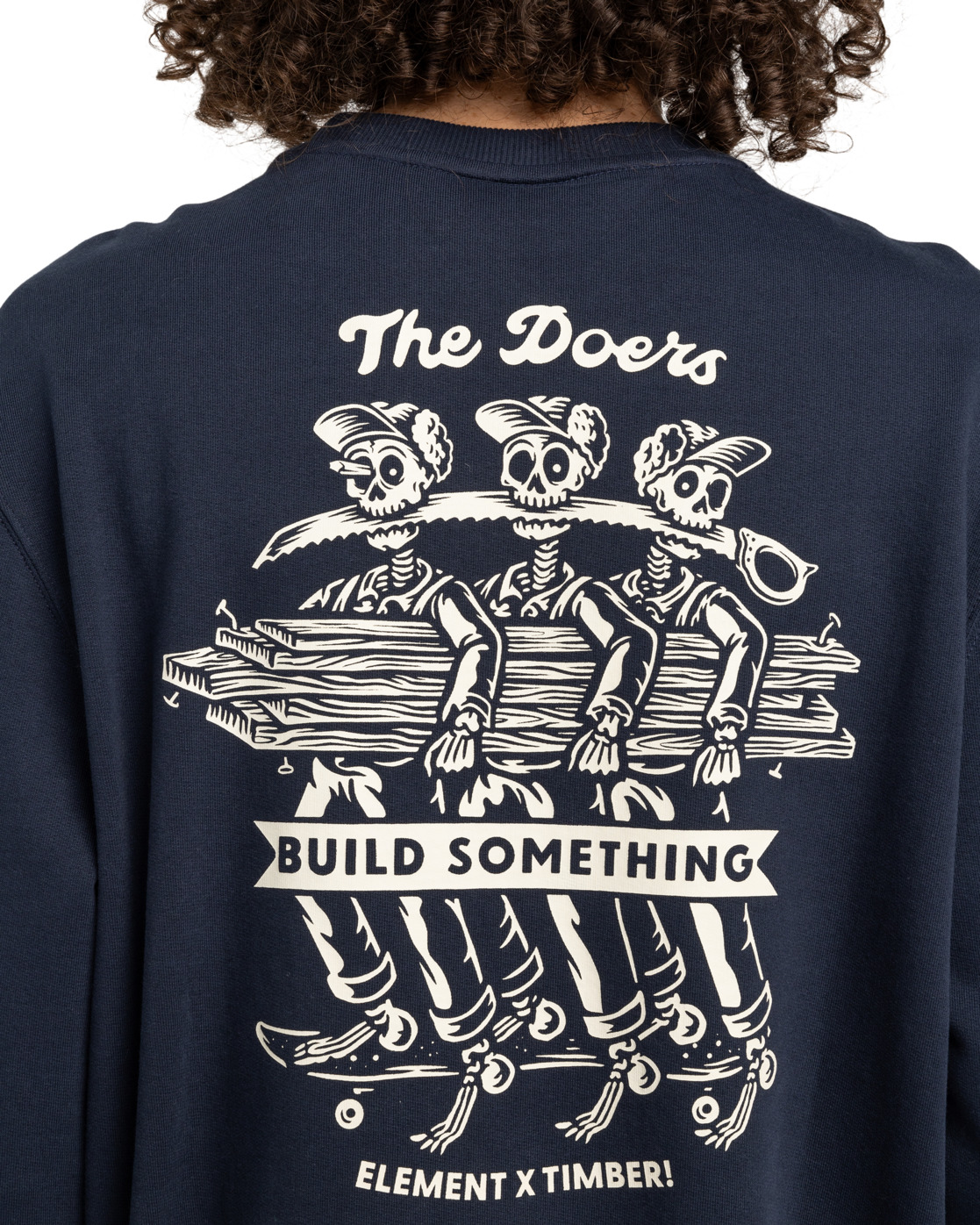 Element Timber Skeleton Gang Crew Eclipse Navy