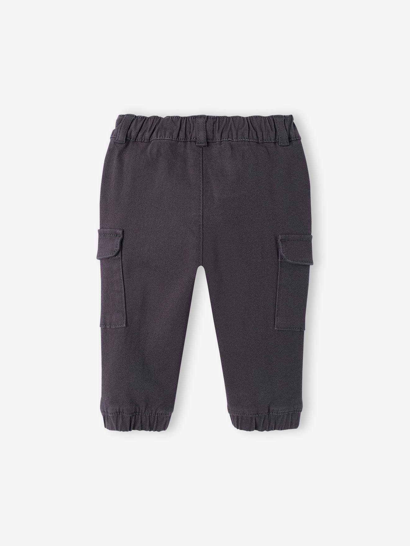 Calça cargo cáqui para bebê