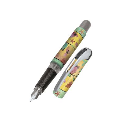 ONLINE College - Stylo plume - chicken paradise - bleu - 0.5 mm - moyen