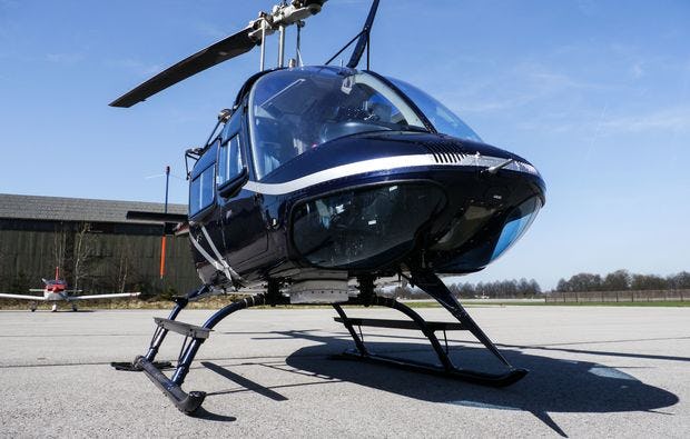 Hubschrauber selber fliegen ab Rothenburg ob der Tauber als Geschenkidee