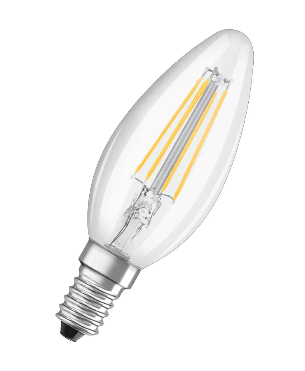 LED-Kerze klar E14/ 4,8Watt/ Energie F