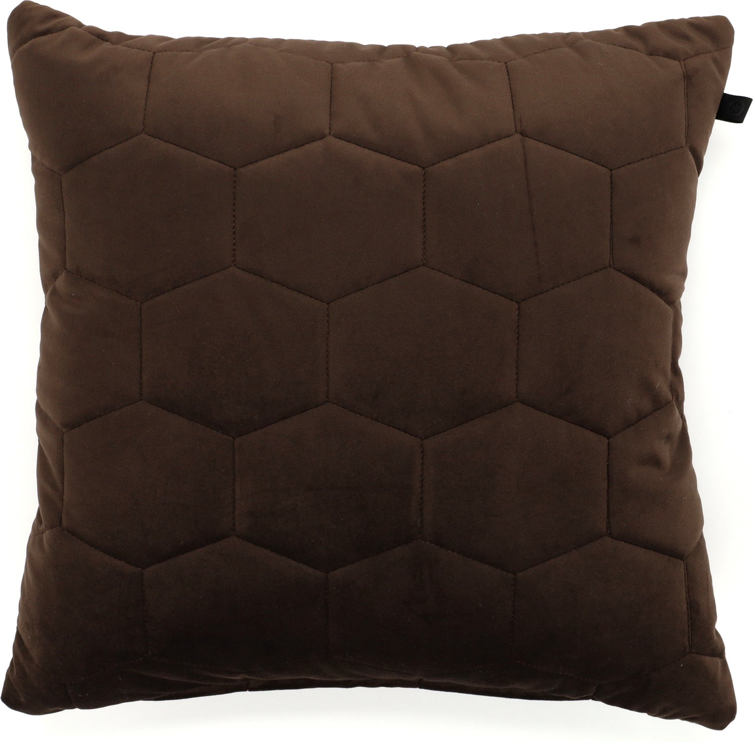 Overseas Sierkussen Bibi donkerbruin 45 x 45 x 10 cm