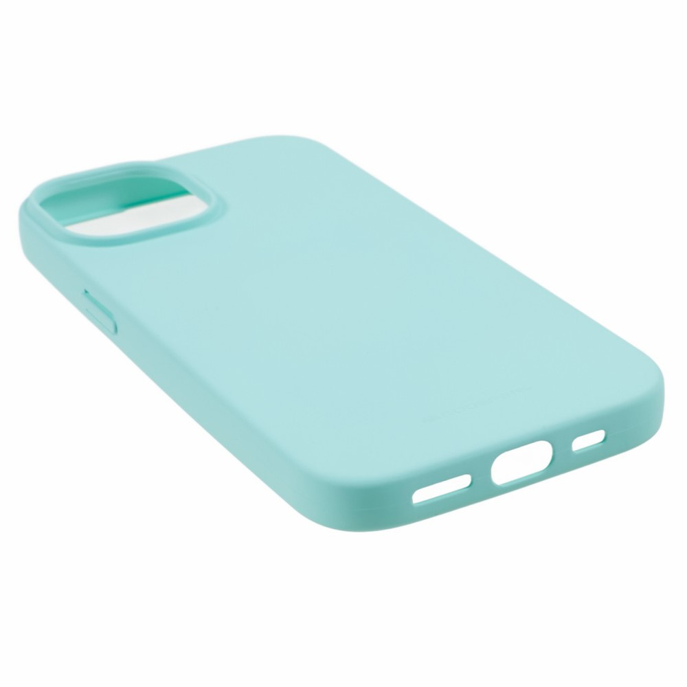 Mercury Goospery - iPhone 15 Gummi Case Hülle - Türkis (Matt)